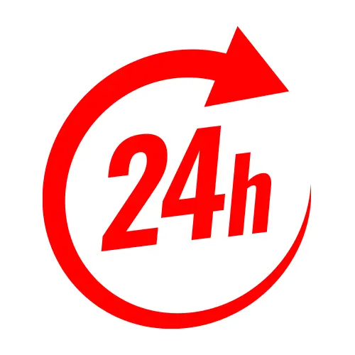 ícone 24 horas